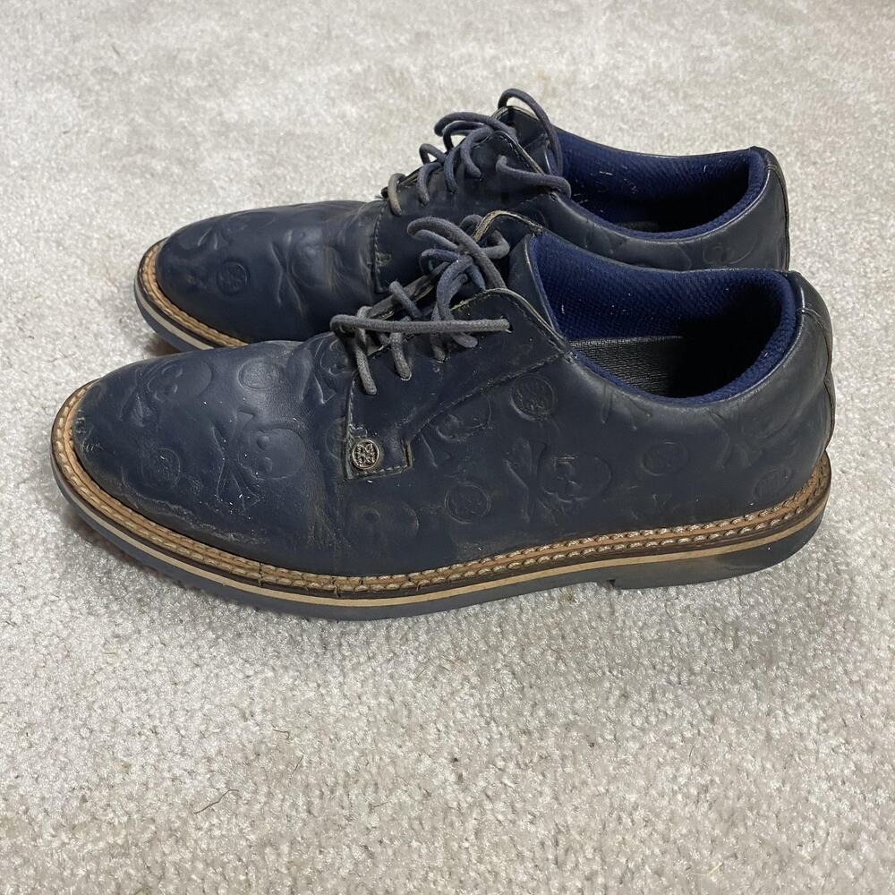 G Fore Golf Shoes Mens Size 7.5 Blue TWLT Spiked Athletic Sneakers G4MS22EFF22